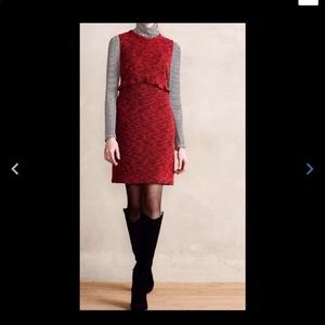Anthropologie Boucle Sheath Dress